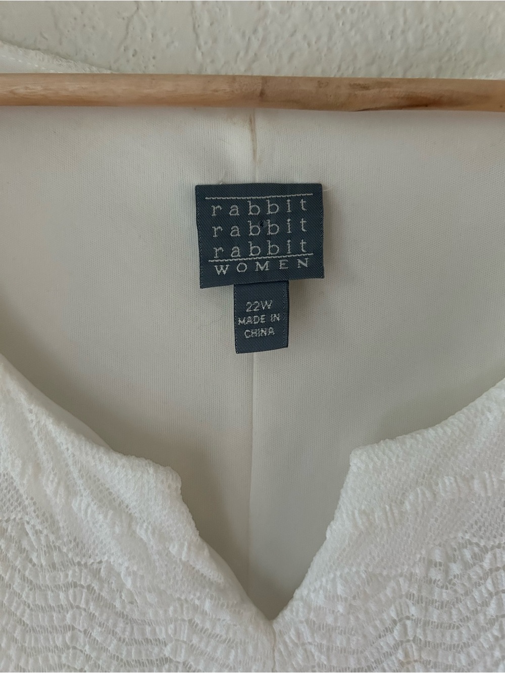 Olive Grove Evening | Rabbit Rabbit Rabbit Ivory Textured Dress - Picture 6 of 7